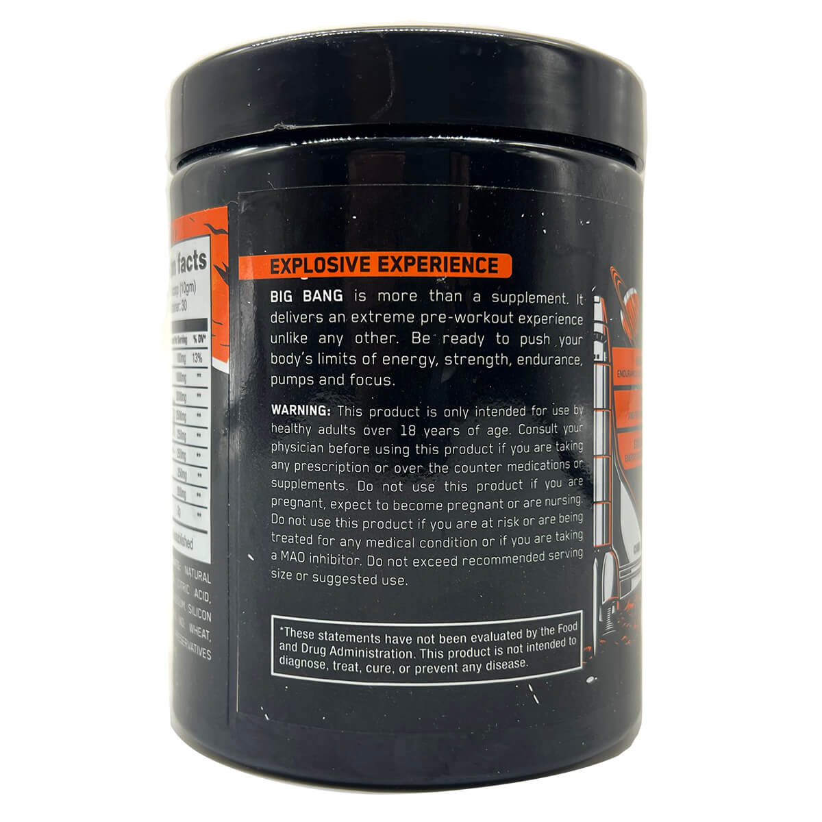 Muscleseed Big Bang Preworkout30Serv.300G.Fruit Punch Maxmuscle Elite